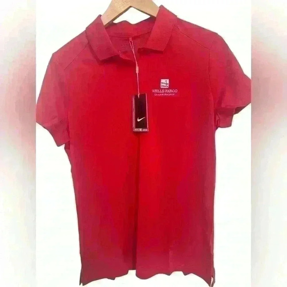 Nike Golf Women’s Tour Performance Red Golf Polo. New with Tags. Size La… - Picture 2 of 9